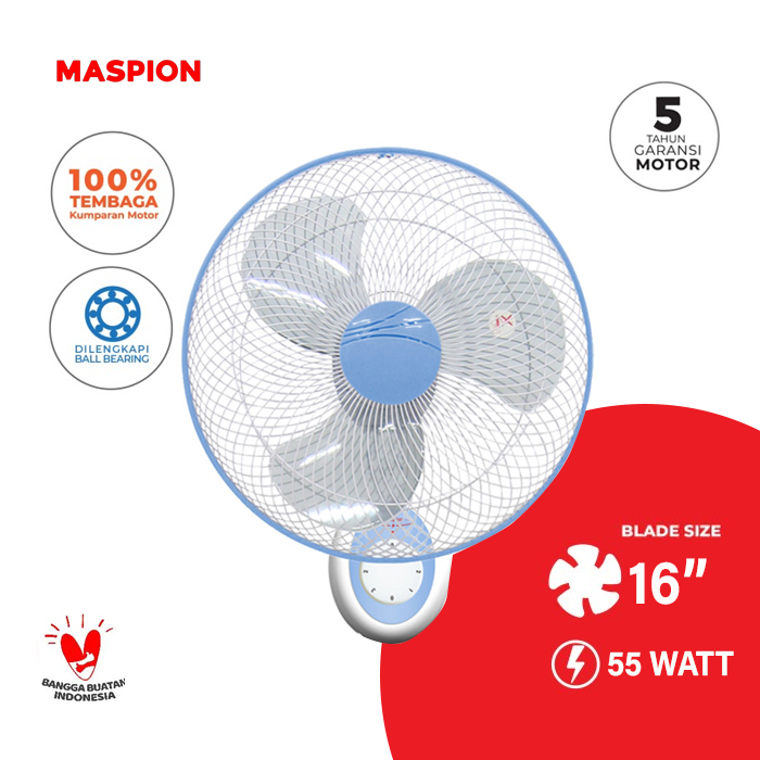 Maspion Wall Fan 16" - MWF4002K